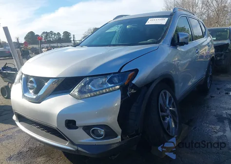 2016 Nissan Rogue Sl z USA, uszkodzony, nr VIN 5N1AT2MT5GC864834